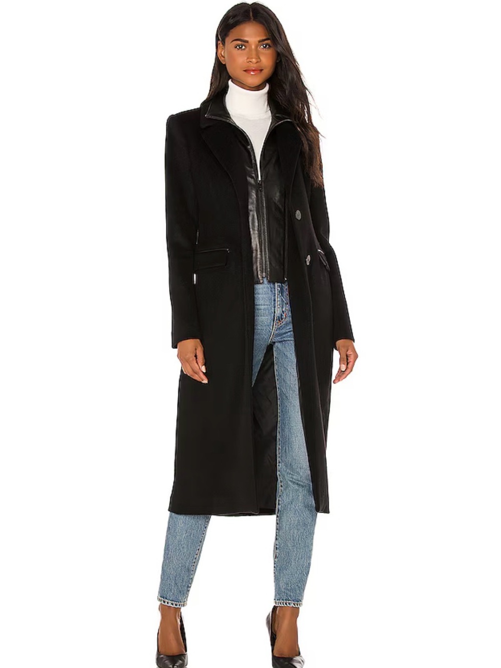 LAMARQUE Malva Coat in Black